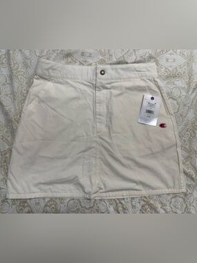 NEW Champion Campus Skirt - Size 6 - Unbleached Cotton